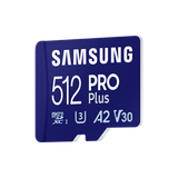 Samsung PRO Plus microSD Memory Card 512GB (2023), USB Card Reader incluso