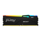 Kingston Technology FURY Beast RGB memoria 128 GB 4 x 32 GB DDR5 5200 MHz