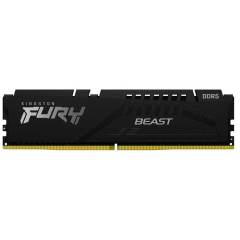 Memoria Kingston Technology FURY Beast Black XMP de 128 GB (4 x 32 GB) DDR5 a 5200 MHz 