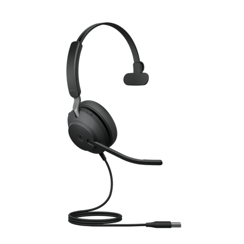 Jabra Evolve2 40 SE Auricolare Cablato A Padiglione Musica e Chiamate USB tipo A Nero
