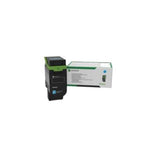 Cartucho de tóner Lexmark 75M2HC0 1 unidad compatible Ciano (LEXMARK CS531 CYAN TONER RTN CS531 CX532 8.8k) 
