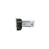 Lexmark 75M0H20 cartuccia toner 1 pz Originale Ciano