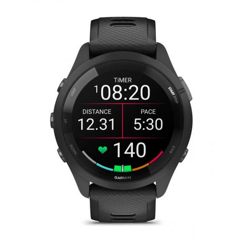 Garmin Forerunner 265 3,3 cm (1.3") AMOLED 46 mm Digitale 416 x 416 Pixel Touch screen Nero Wi-Fi GPS (satellitare)