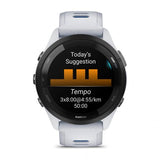 Garmin Forerunner 265 3,3 cm (1.3") AMOLED 46 mm Digitale 416 x 416 Pixel Touch screen Nero, Bianco Wi-Fi GPS (satellitare)