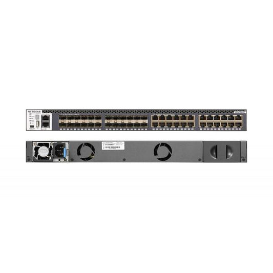NETGEAR M4300-24X24F/US/EMEA Gestito 10G Ethernet [100/1000/10000] 1U Grigio (M4300 48-PORT 10GB MGD SWITCH - 1U RACK [24X24F])