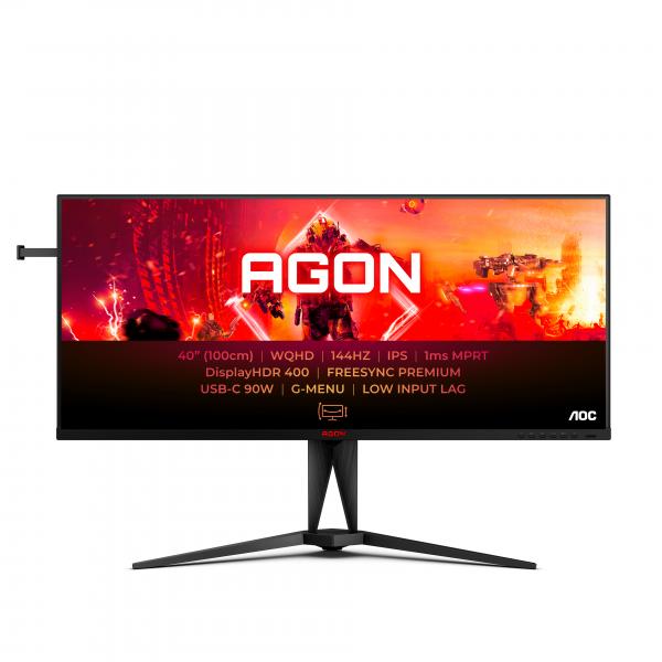 AOC AGON 5 AG405UXC Monitor PC 100,3 cm [39.5] 3440 x 1440 Pixel Wide Quad HD LCD Nero (Agon 40 IPS Ultra-wide DQHD 144Hz)