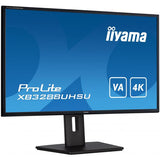 iiyama ProLite XB3288UHSU-B5 Monitor PC 80 cm [31.5] 3840 x 2160 Pixel 4K Ultra HD LCD Nero (iiyama ProLite XB3288UHSU-B5 - Monitor a LED - 32 [31.5 visualizzabile] - 3840 x 2160 4K @ 60 Hz - VA - 30