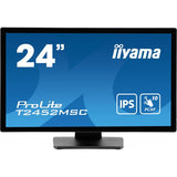 iiyama ProLite T2452MSC-B1 Monitor PC 60,5 cm [23.8] 1920 x 1080 Pixel Full HD LCD Touch screen Multi utente Nero (24 ProLite T2452MSC-B1 Multi-Touch Monitor - 24 Black LED Touchscreen Monitor Full H