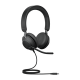 Jabra Evolve2 40 SE Auricolare Cablato A Padiglione Musica and Chiamate USB tipo-C Nero 