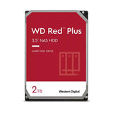 HD WD 2TB 3.5" RED PLUS INTELLIPOWER CMR SATA 6GB/S - NAS HARD DRIVE - WD20EFPX