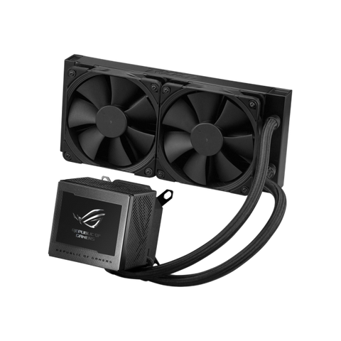 ASUS ROG RYUJIN III 240 Processore Raffreddatore di liquidi tutto in uno 12 cm Nero 1 pz (Asus ROG Ryujin III 240mm Liquid CPU Cooler, 2x 12cm PWM Noctua Fans, Full Colour Customisable LCD Display)