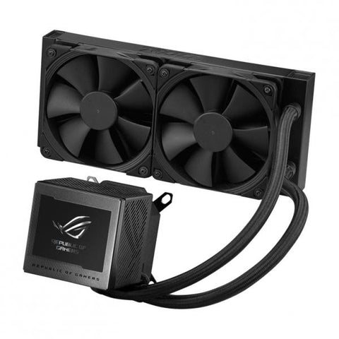 ASUS ROG RYUJIN III 240 Processore Raffreddatore di liquidi tutto in uno 12 cm Nero 1 pz (Asus ROG Ryujin III 240mm Liquid CPU Cooler, 2x 12cm PWM Noctua Fans, Full Colour Customisable LCD Display)