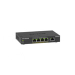 NETGEAR GS305Pv3 Non gestito Gigabit Ethernet [10/100/1000] Supporto Power over Ethernet [PoE] Nero (Netgear 5Port Switch 10/100/1000 GS305P)