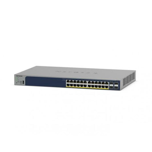 NETGEAR GS728TPP Gestito L2/L3/L4 Gigabit Ethernet [10/100/1000] Supporto Power over Ethernet [PoE] Grigio (Netgear GS728TPP-300EUS 28PT GE POE+ SMART SWITCH [GS728TPP] [Lifetime warranty])
