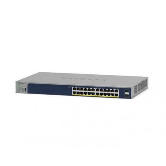 NETGEAR GS724TPv3 Gestito L2 Gigabit Ethernet [10/100/1000] Supporto Power over Ethernet [PoE] Grigio (24-P. GB POE+ SMART MGD SWITCH - 2 SFP PORTS INSIGHT MANAGED)