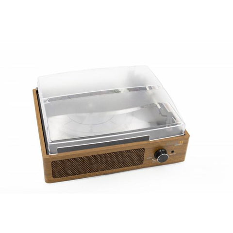 Technaxx TX-186 Giradischi con trasmissione a cinghia Nero, Legno