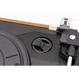Technaxx TX-186 Giradischi con trasmissione a cinghia Nero, Legno