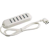 BTICINO 3630D MULTIPRESA SLIM 1.5 MT 6 PRESE 10A COLORE BIANCO