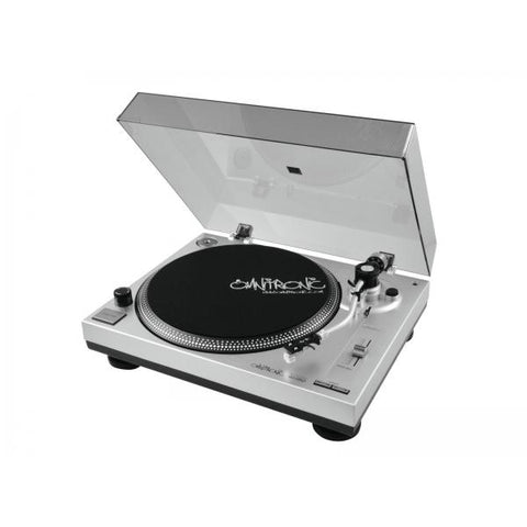 Omnitronic BD-1350 Belt-drive DJ turntable Argento