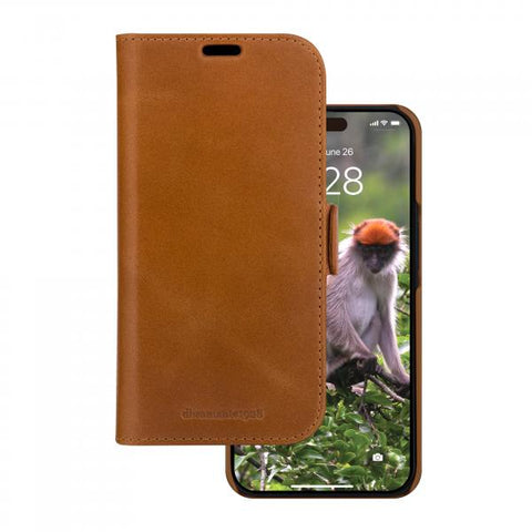 dbramante1928 Lynge custodia per cellulare Custodia a libro Marrone (Lynge iPhone 15 Plus Tan - Warranty: 24M)