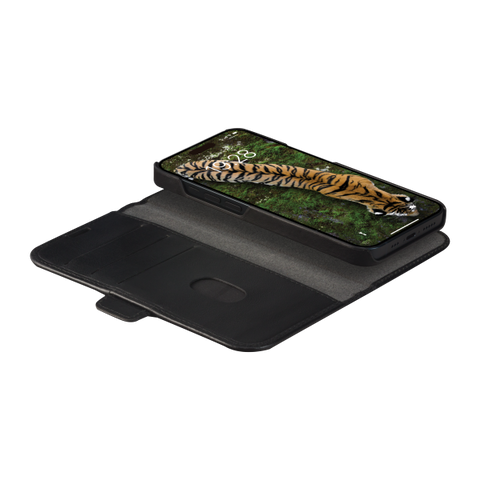 dbramante1928 Lynge custodia per cellulare Custodia a libro Nero (Lynge iPhone 15 Plus Black - Warranty: 24M)