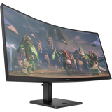Monitor HP OMEN de HP 34c para PC, 86,4 cm (34"), 3440 x 1440 píxeles, Wide Quad HD, LED, negro