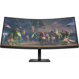 Monitor HP OMEN de HP 34c para PC, 86,4 cm (34"), 3440 x 1440 píxeles, Wide Quad HD, LED, negro
