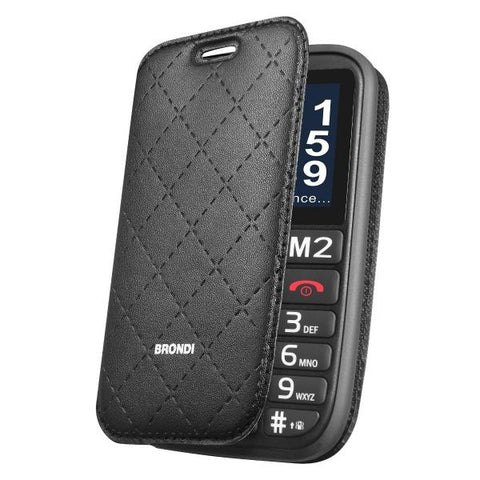 CELLULARE Brondi Easy Phone Amico Stiloso Nero