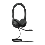JABRA EVOLVE2 30 DUO CUFFIE AURICOLARE CON MICROFONO CABLATO A PADIGLIONE UFFICIO USB-A NERO