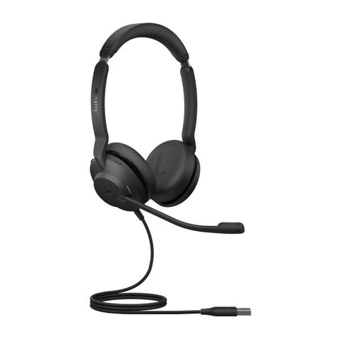 CUFFIA PROFESSIONALE JABRA EVOLVE2 30 STEREO MS USB-A SE, STEREO, CANC. DEL RUMORE, CERT. MICROSOFT-23189-999-979 
