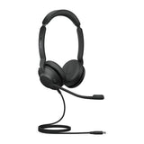 JABRA EVOLVE 2 CUFFIA CON MICROFONO A PADIGLIONE CABLATA USB TIPO -C CAVO 1.5 MT NERO