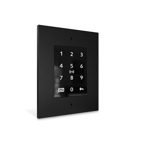 2N Access Unit 2.0 Lettore di base per il controllo degli accessi Nero