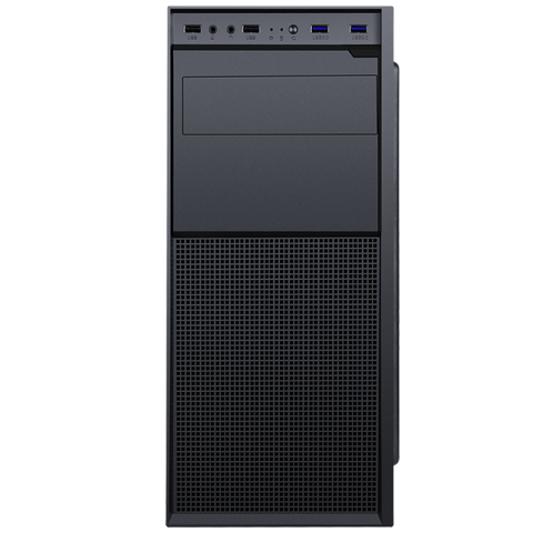 CASE ITEK M.TOWER "WINCO" 500W, FRONT 2*USB3 + 2*USB2 + AUDIO - BK (EFFETTO SPAZZOLATO) - ITOCWOMU3