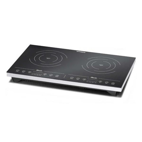 Rommelsbacher CT 3410/IN piano cottura Nero, Bianco Superficie piana Piano cottura a induzione 2 Fornello(i)