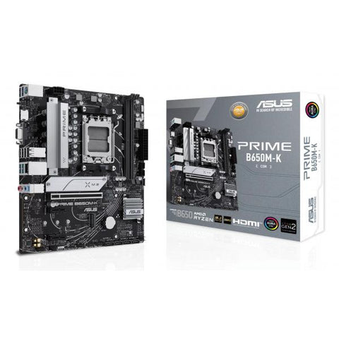 ASUS PRIME B650M-K AMD B650 Presa di corrente AM5 micro ATX
