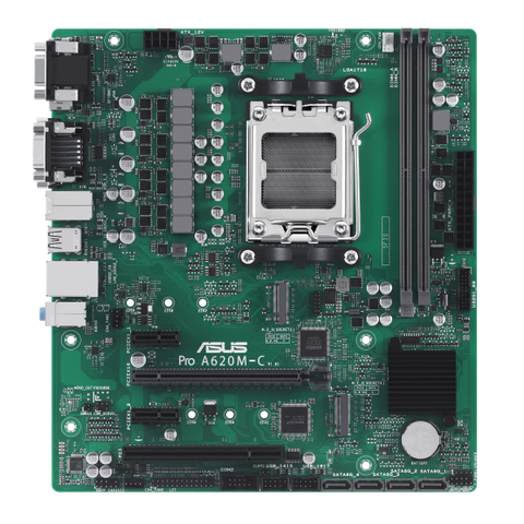 ASUS PRO A620M-C-CSM AMD A620 Presa di corrente AM5 micro ATX