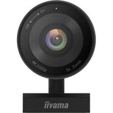 iiyama UC-CAM10PRO-1 webcam 8,46 MP 2160 x 1080 Pixel USB-C Nero (iiyama UC-CAM10PRO-1 - Webcam - inclinazione - colore - 8,46 MP - audio - USB-C)