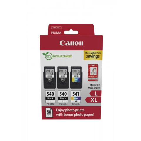 Canon 5224B015 cartuccia d'inchiostro 3 pz Originale Nero, Ciano, Magenta, Giallo