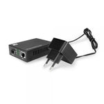 ACT AC4455 convertitore multimediale di rete 10000 Mbit/s Modalità multipla, Modalità singola Nero