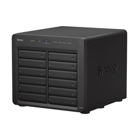Synology DiskStation DS2422+ NAS Desktop Ryzen Embedded V1500B 4 GB DDR4 144 TB HDD DiskStation Manager Nero (Synology DiskStation DS2422+ 144TB [Synology HAT3300]; 12 bay desktop; AMD Ryzen [3Years