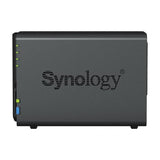 Synology DiskStation DS223 NAS Mini Tower Realtek RTD1619B 2 GB DDR4 12 TB HDD DiskStation Manager Nero (Synology DS223 12TB [Synology HAT3300] 2 bay desktop NAS; AMD Ryzen [3Years warranty])