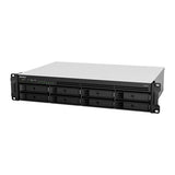 Synology RackStation RS1221RP+ NAS Armadio [2U] Ryzen Embedded V1500B 4 GB DDR4 48 TB HDD DiskStation Manager Nero (Synology RS1221RP+ 48TB [Synology HAT3300] 8-bay ultra-compact network attached sto