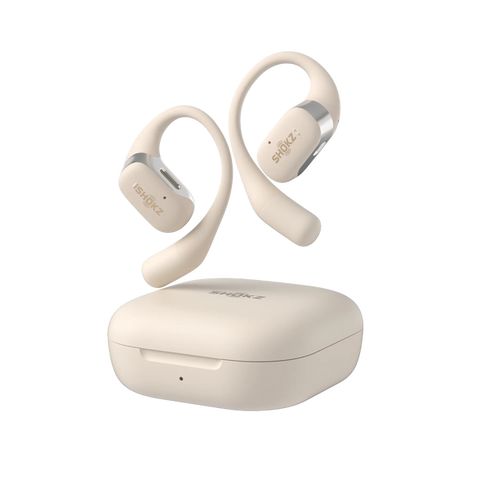 Shokz OpenFit Cuffie Wireless A clip Chiamate/Musica/Sport/Tutti i giorni Bluetooth Bianco