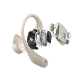 Shokz OpenFit Cuffie Wireless A clip Chiamate/Musica/Sport/Tutti i giorni Bluetooth Bianco