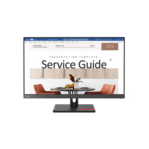 Lenovo ThinkVision S24i-30 LED display 60,5 cm [23.8] 1920 x 1080 Pixel Full HD Nero (Lenovo ThinkVision S24i-30 - LED monitor - 24 [23.8 viewable] - 1920 x 1080 Full HD [1080p] - IPS - 250 cd/m? - 1