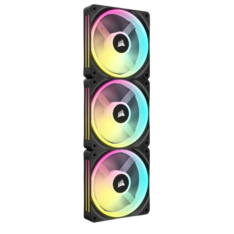 Corsair Air CO-9051002-WW sistema di raffreddamento per computer Case per computer Ventilatore 12 cm Nero, Bianco 3 pz