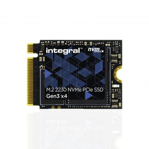 Integral INSSD1TM2230G3 drives allo stato solido 1 TB M.2 PCI Express 3.0 NVMe (1TB-1024GB SSD M.2 2230 NVME 1.3 PCIe Gen3 x4 R-3400MBs W-3000MBs TLC TBW 750 INTEGRAL [single-sided chips])