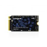 Integral INSSD2TM2242G3 drives allo stato solido 2,05 TB M.2 PCI Express 3.0 NVMe (2TB-2048GB SSD M.2 2242 NVME 1.3 PCIe Gen3 x4 R-2400MBs W-2100MBs TLC TBW 1600 INTEGRAL [double-sided chips])