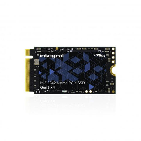 Integral INSSD1TM2242G3 drives allo stato solido 1 TB M.2 PCI Express 3.0 NVMe TLC (1TB-1024GB SSD M.2 2242 NVME 1.3 PCIe Gen3 x4 R-3400MBs W-3000MBs TBW 360 INTEGRAL [double-sided chips])