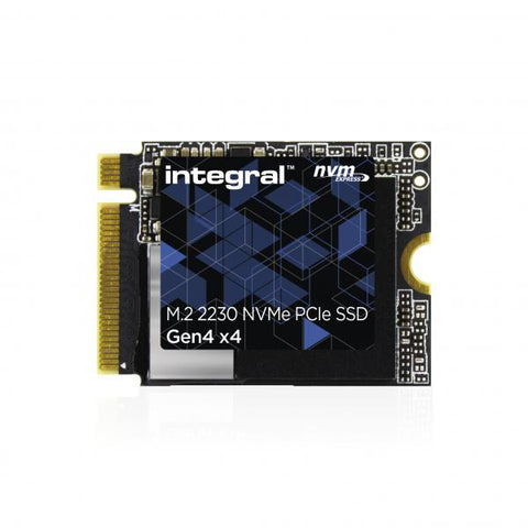Integral INSSD1TM2230G4 drives allo stato solido 1 TB M.2 PCI Express 4.0 NVMe QLC (1TB-1024GB SSD M.2 2230 NVME 1.4 PCIe Gen4 x4 R-4900MBs W-3200MBs TBW 440 INTEGRAL [single-sided chips])